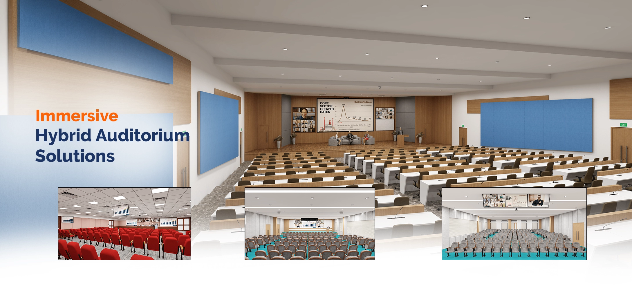 immersive hybrid auditorium