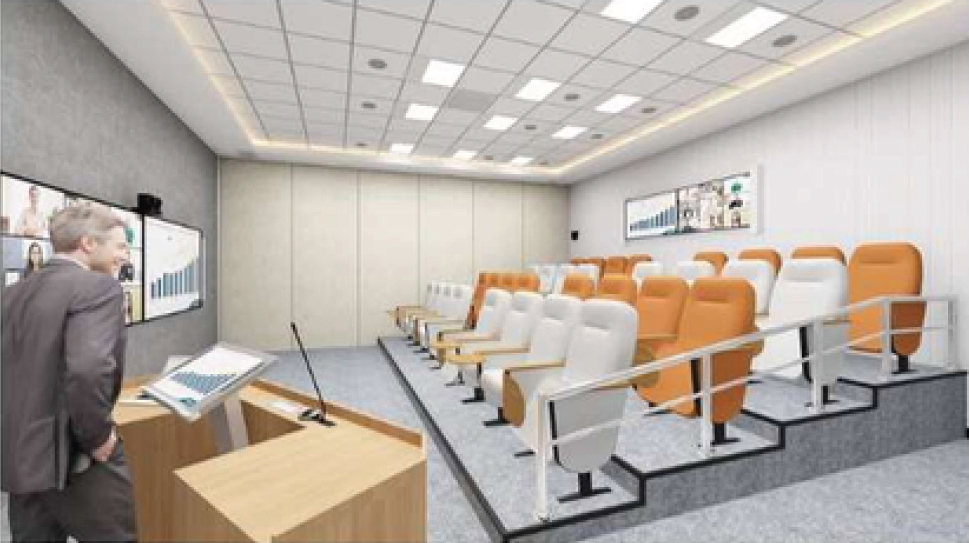 Dual Divisible Immersive Hybrid Training Rooms