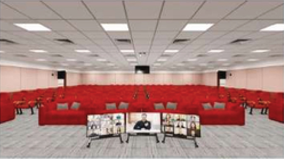 Immersive Hybrid Auditorium Training/Seminar/Townhall Solutions