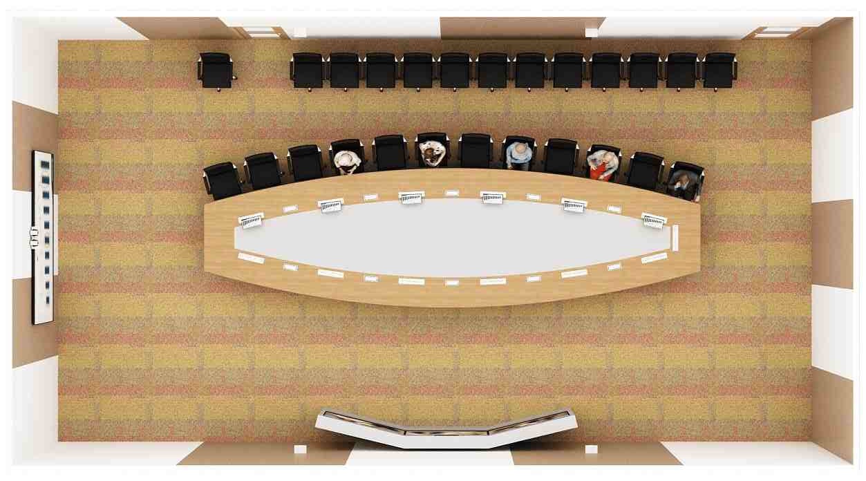 Ultra Immersive Two-in-One 29 PAX Telepresence Board Rooms